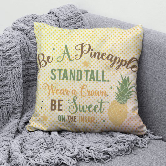 パイナップルの引用文感動的だ クッション