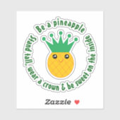 パイナップルの感動的引用文だ シール (シート)