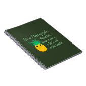 パイナップルの感動的引用文だ ノートブック (右側)