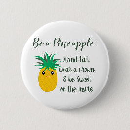 パイナップルの感動的引用文だ 缶バッジ