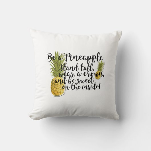 パイナップルの枕になる クッション (正面)