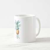 パイナップルの枝 コーヒーマグカップ (正面右)