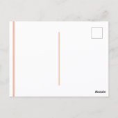 パイナップルの植物の写真 ポストカード (裏面)