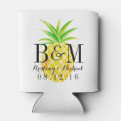 パイナップルの水の色を保持する必要があ結婚る 缶クーラー (裏面)