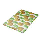 パイナップルの水彩模様 バスマット (アングル)