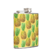 パイナップルの水彩模様 フラスク (右)