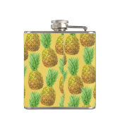 パイナップルの水彩模様 フラスク (裏面)
