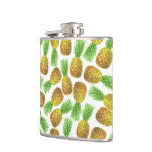 パイナップルの水彩模様 フラスク (左)