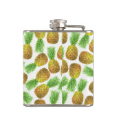 パイナップルの水彩模様 フラスク (裏面)