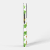 パイナップルの水彩模様 SAMSUNG GALAXYケース (右側面)