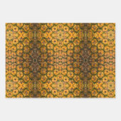 パイナップルの皮のテクスチャ ラッピングペーパーシート (正面2)