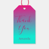 パイナップルの美しい引用文になる ギフトタグ (裏面)