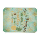 パイナップルの言葉アート マグネット (横)