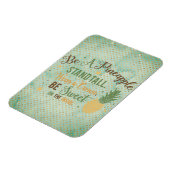 パイナップルの言葉アート マグネット (左側)