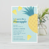 パイナップルの赤ちゃんパーティーのように 招待状 (スタンド正面)