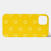 パイナップルの黄色のスライスパターン Case-Mate iPhoneケース (裏面 (横))