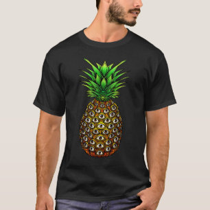 パイナップルはサイケデリックでトリップ(幻覚体験)のようなな激賞を Tシャツ