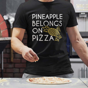 パイナップルはピザに属している Tシャツ