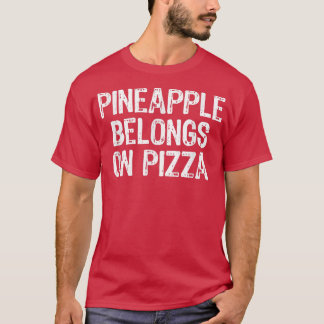 パイナップルはピザのクリスマスに属している Tシャツ