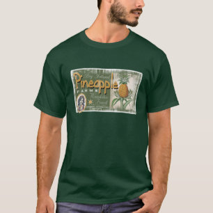 パイナップルは暗い服装を耕作します Tシャツ