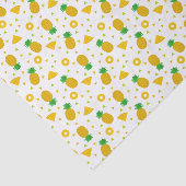 パイナップルをテーマにした組織包装紙 薄葉紙 (詳細)