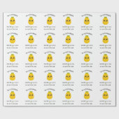 パイナップルを使やる気を起こさせるう ラッピングペーパー (フラット)