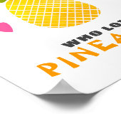 パイナップルを愛する少女 ポスター (角)