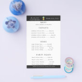 パイナップルアイランドのケータリングメニューちらし チラシ (シングル)