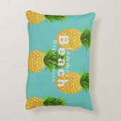 パイナップルアクアアクセント枕 アクセントクッション (裏面(縦))