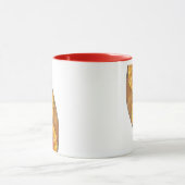 パイナップルアップサイドアップダウンケーキさくらんぼグルメマグカップ マグカップ (中央)