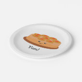 パイナップルアップサイドダウンケーキ ペーパープレート (アングル)