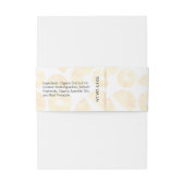 パイナップルアーティザンソープバンドラップ包装 招待状ベリーバンド (裏面例)