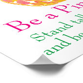 パイナップルアートプリント ポスター (角)