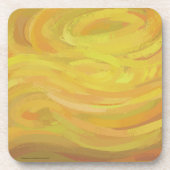 パイナップルイエロースワール コースター (正面)