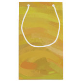 パイナップルイエロースワール スモールペーパーバッグ (裏面)