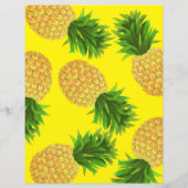 パイナップルイエロー紙シート (裏面)