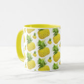 パイナップルイラストレーション マグカップ (正面左)