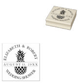 パイナップルウェディングシャワー ラバースタンプ (押印)