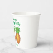 パイナップルウェルカムオープンハウス引っ越し祝いパーティーパーティー 紙コップ (左)