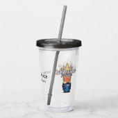 パイナップルウェルカムカスタム文字タンブラー アクリルタンブラー (裏面)