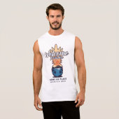 パイナップルウェルカムカスタム文字服 Tシャツ (正面フル)