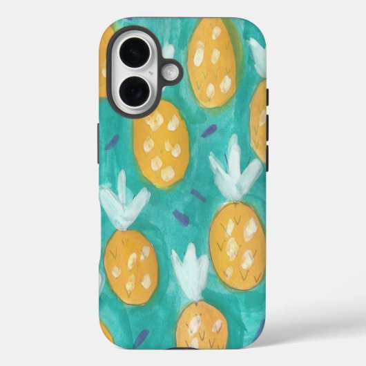パイナップルウォータープリント Case-Mate iPhoneケース (裏面)