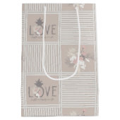 パイナップルオブザアイトロピカルロマンス抱き枕 ミディアムペーパーバッグ (裏面)