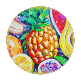 パイナップルオレンジバナナフルーツ。買今 カッティングボード