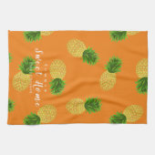 パイナップルオレンジ キッチンタオル (横)