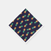 パイナップルオンネイビー スタンダードカクテルナプキン (角)