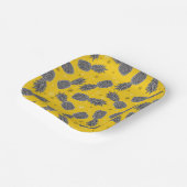 パイナップルオン金ゴールド ペーパープレート (傾斜あり)