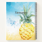 パイナップルカッコいいの夏 ノートブック (裏面)