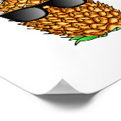 パイナップルカッコいい ポスター (角)