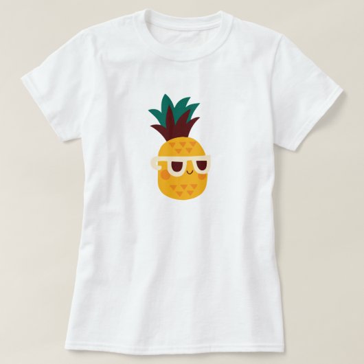 パイナップルカッコいいTシャツ Tシャツ (デザイン正面)